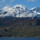 Snow capped mountains